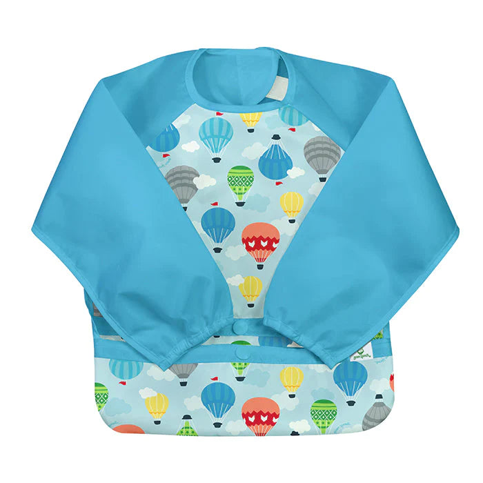 i.play Snap & Go Easy-wear Long Sleeve Bib (single) 12/24 months - Lozza’s Gifts & Homewares 