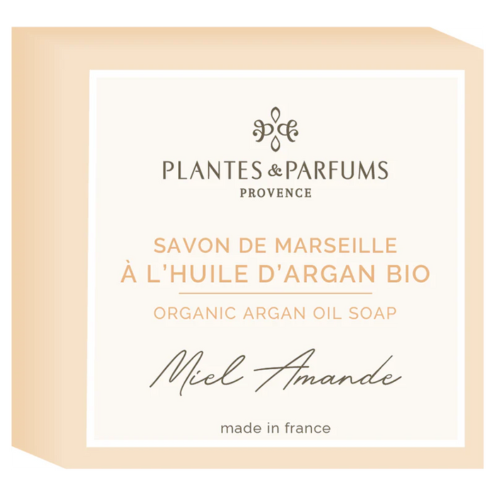 Plantes & Parfums | Marseille Scented Soap ( Miel Amande) 100g