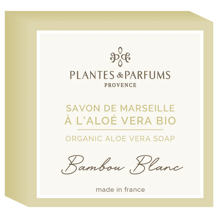 Plantes & Parfums | White Bamboo Marseille Scented Soap 100g (Bamboo Blanc)