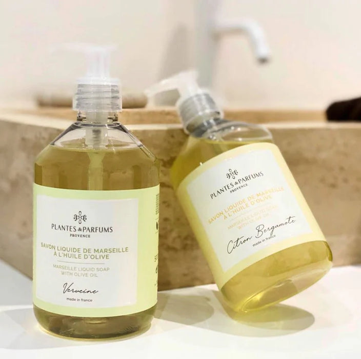 PLANTES & PARFUMS | Savon Liquide De Marseille - Verbena Scented Liquid Soap (Verveine)