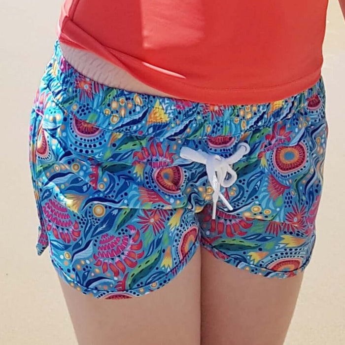 Girls Beach shorts | Bush Blooms