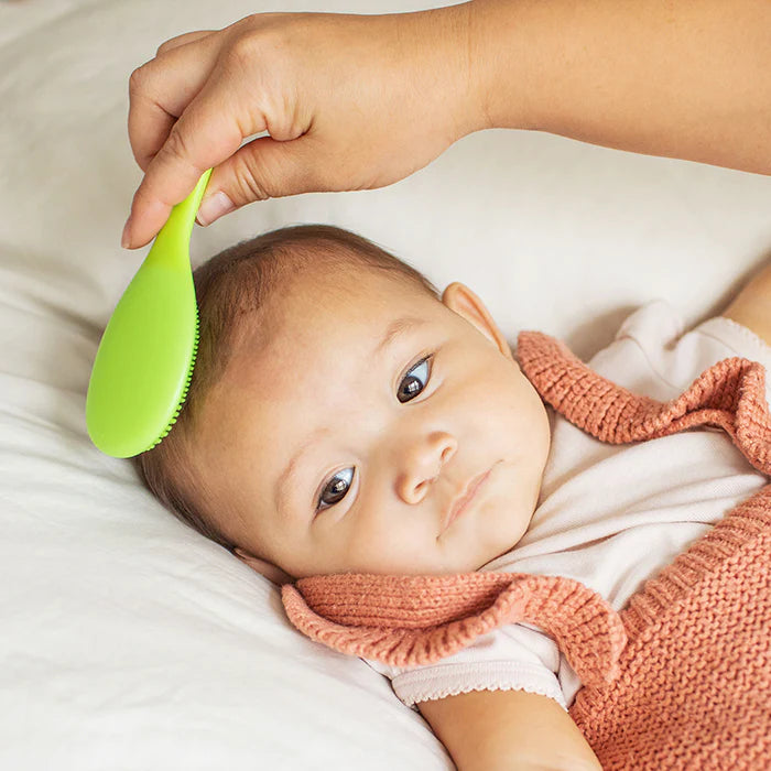 Green Sprout | Cradle Cap Brush & Comb-Light Spice