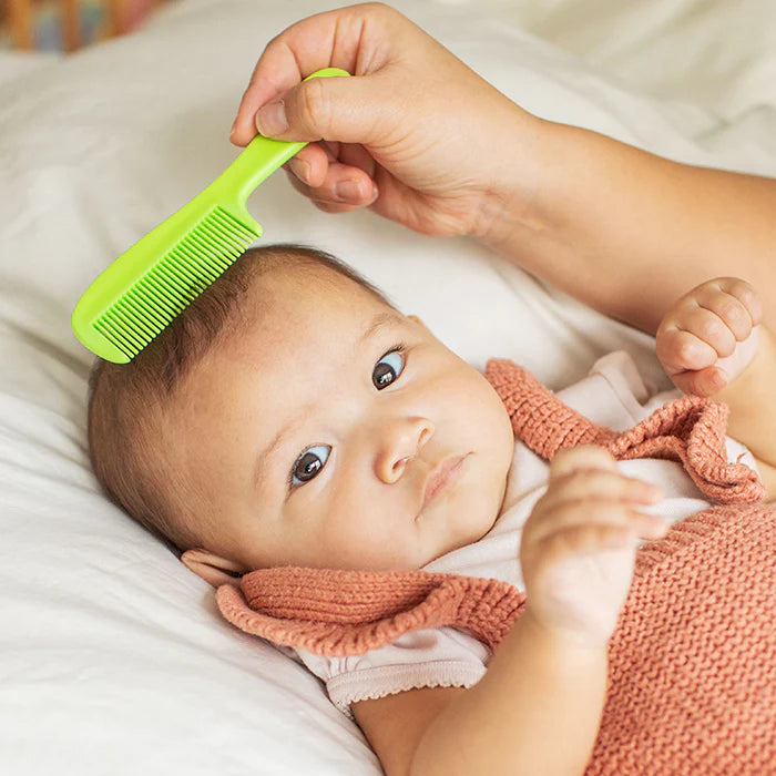 Green Sprout | Cradle Cap Brush & Comb-Light Spice