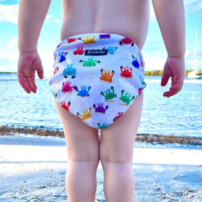 Reuseable Swim Nappy 2 Pack | Crazy Crabs