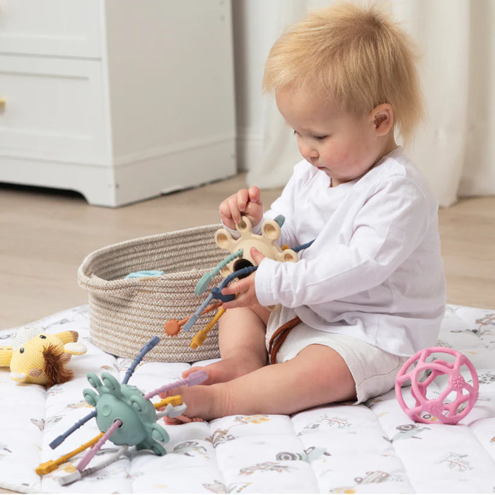 Playground by Living Textiles | Silicone Zippy Activity Toy - Jimmy