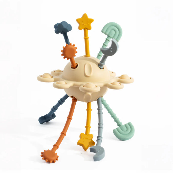 Playground by Living Textiles | Silicone Zippy Activity Toy - Jimmy