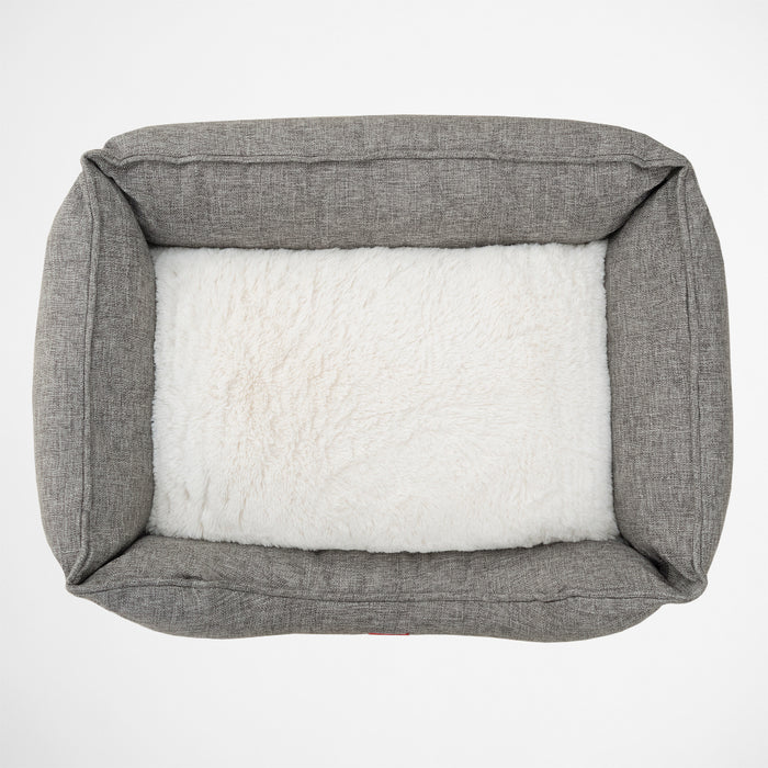 Louie Living | Rectangle Lounger Pet Bed - Grey