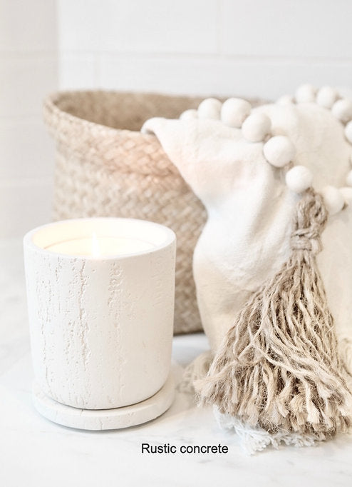 Inoko | Concrete Candle Gift Set - Large - Lozza’s Gifts & Homewares 