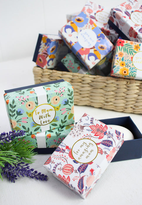 Luxury Triple Milled Soap Bar – Almond Oil & Vitamin E Moisturising Bath Soap | Gift Boxed 9x6x4cm