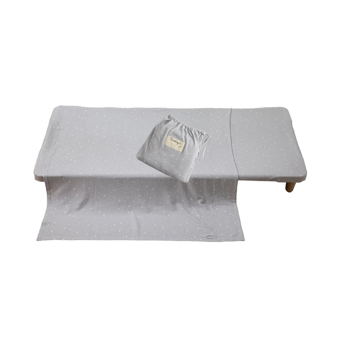 Living Textiles | Childcare Stacking Bed Sheet Set - Grey Stars