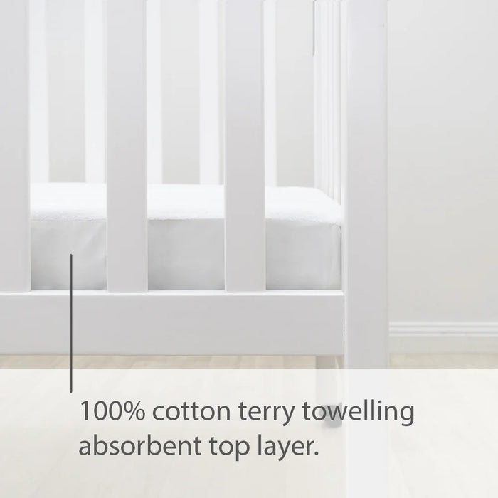 Living Textiles | Waterproof Mattress Protector - Compact Cot