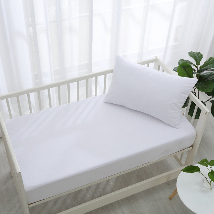 Dreamaker | Waterproof Mattress Protector - Bamboo Terry Cot