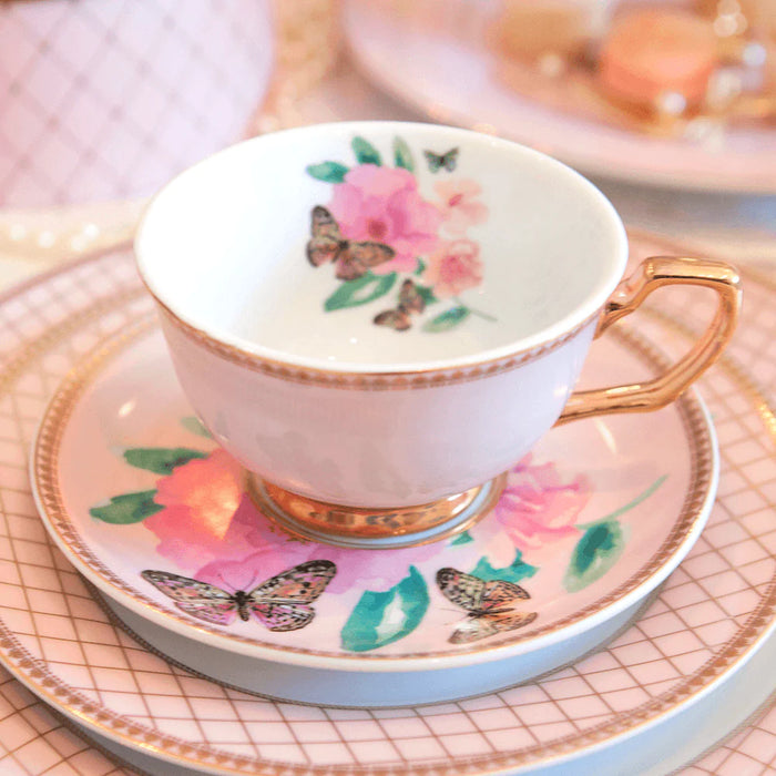 Cristina Re | Teacup & Saucer -  Butterfly Garden