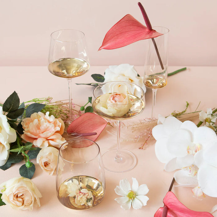 Cristina Re | Coupe Estellel Gold Set of 2 Wine Glass
