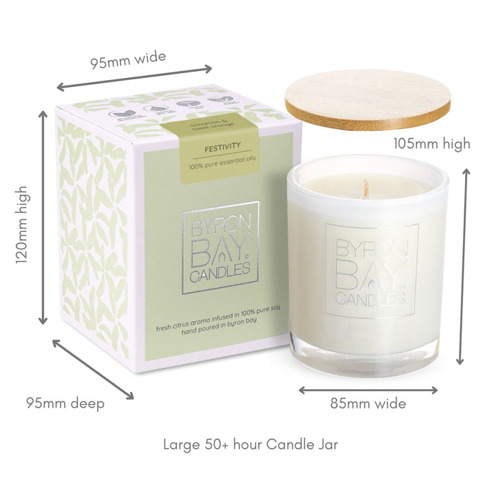 Byron Bay Candles | Scented Pure Soy Candle And Refill Candle Twin Gift Set