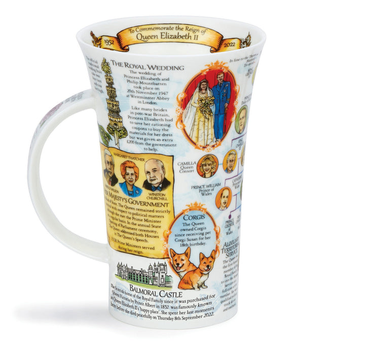 Dunoon - Glencoe Mug - The Life & Reign Of Queen Elizabeth