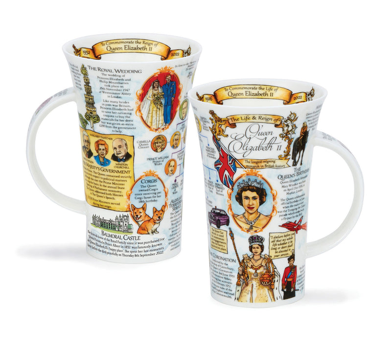 Dunoon - Glencoe Mug - The Life & Reign Of Queen Elizabeth