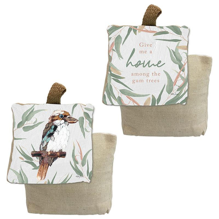 Kelly Lane | Kookaburra Doorstops - 2 Pack - 18x18cm