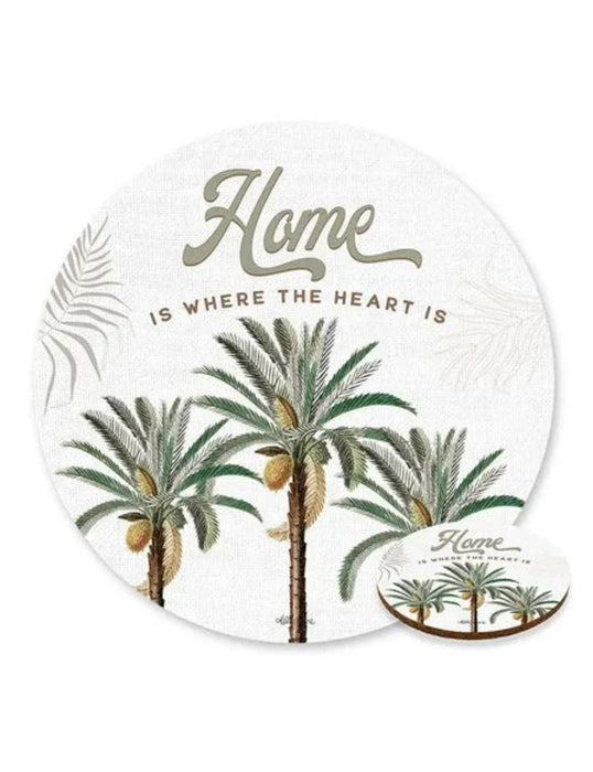 Kelly Lane | Placemat & Coaster Set of 6 - ROYAL PALMS