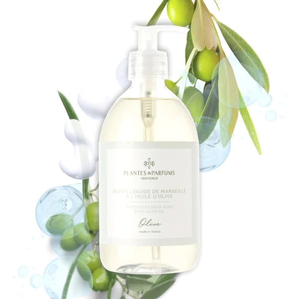 PLANTES & PARFUMS | Savon Liquide De Marseille - Olive Scented Liquid Soap (Olive)