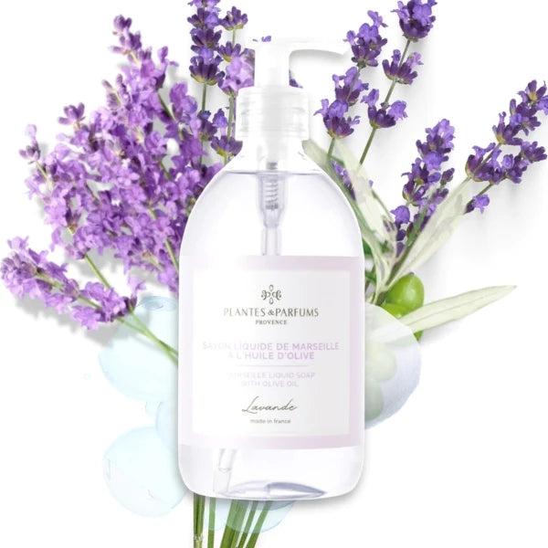 PLANTES & PARFUMS | Savon Liquide De Marseille - Lavender Scented Liquid Soap (Lavende)