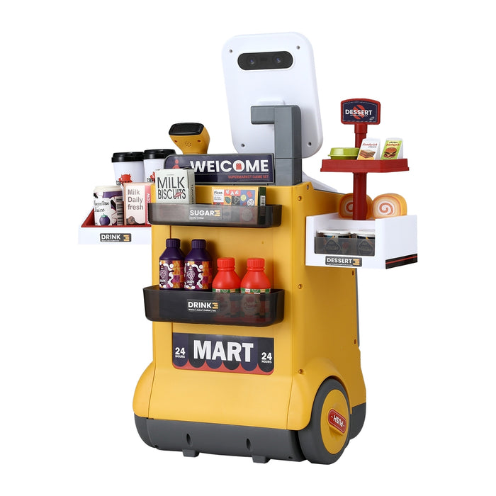 Keezi Kids Supermarket Pretend Play Set | Shopping Role Play Toy 48PCS