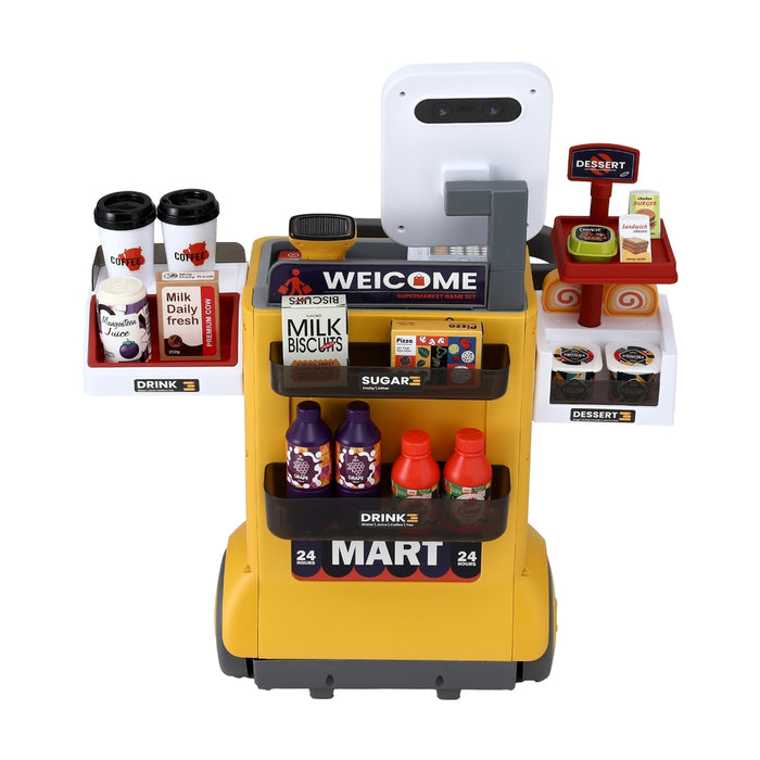 Keezi Kids Supermarket Pretend Play Set | Shopping Role Play Toy 48PCS