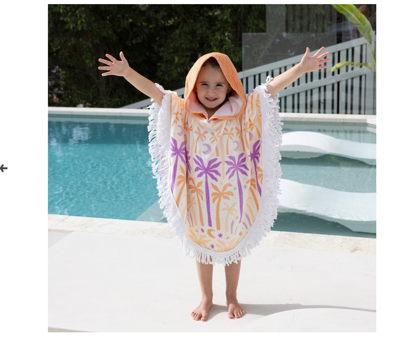 Bambury | Kids Shaped Poncho Luna Tree