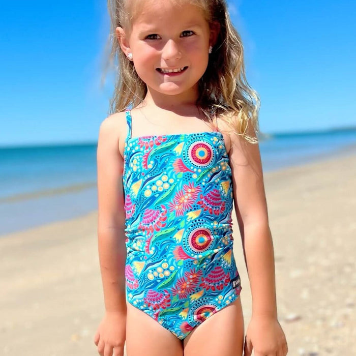 Girls One-Piece Swimsuit | Bush Blooms