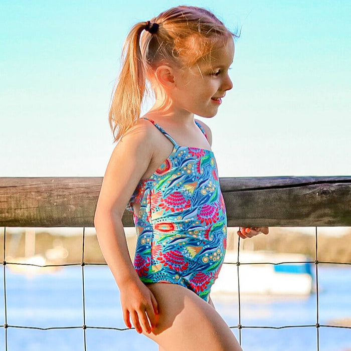 Girls One-Piece Swimsuit | Bush Blooms