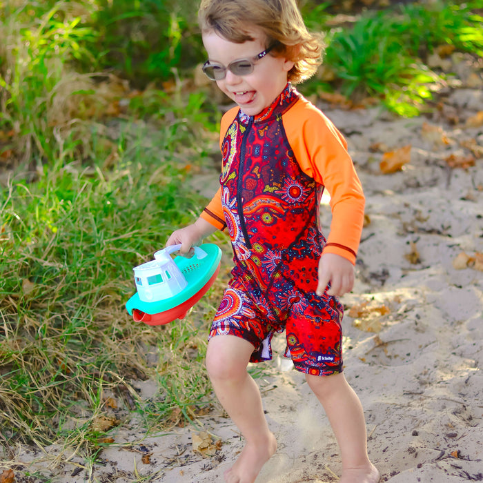 Indigenous Collection All-in-one Sunsuit | First Fire