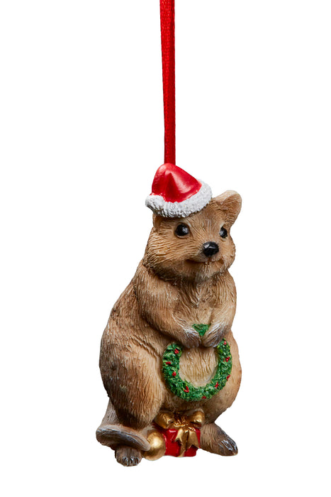 Aussie Christmas Hanging Decoration | Quokka 7.5cm