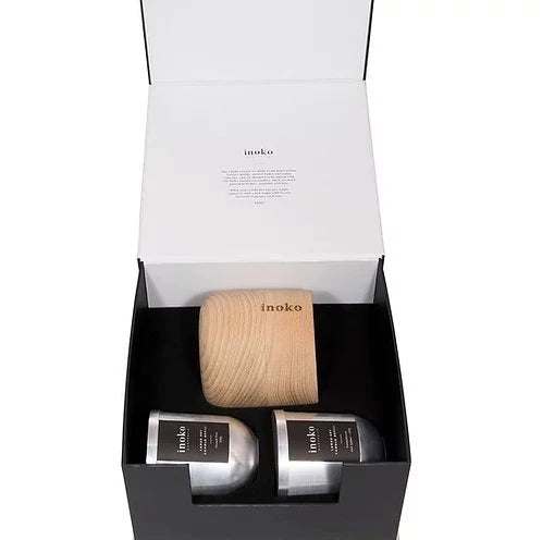 Inoko | TImber Candle Gift Set - Large - Lozza’s Gifts & Homewares 