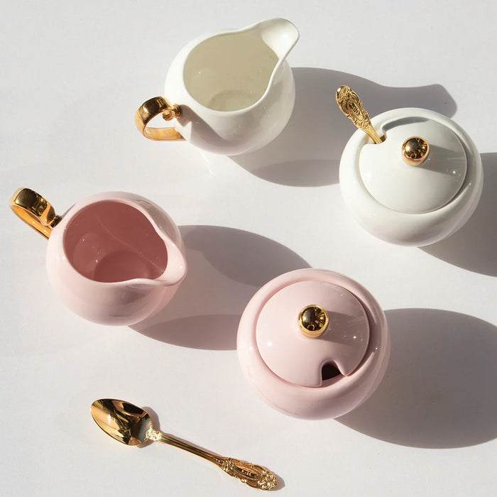 Cristina Re | Sugar Bowl & Creamer - Ivory