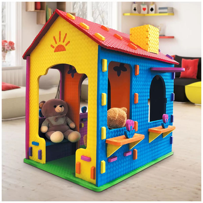 Funhouse EVA Foam Playhouse – Two-Room Kids Play Set