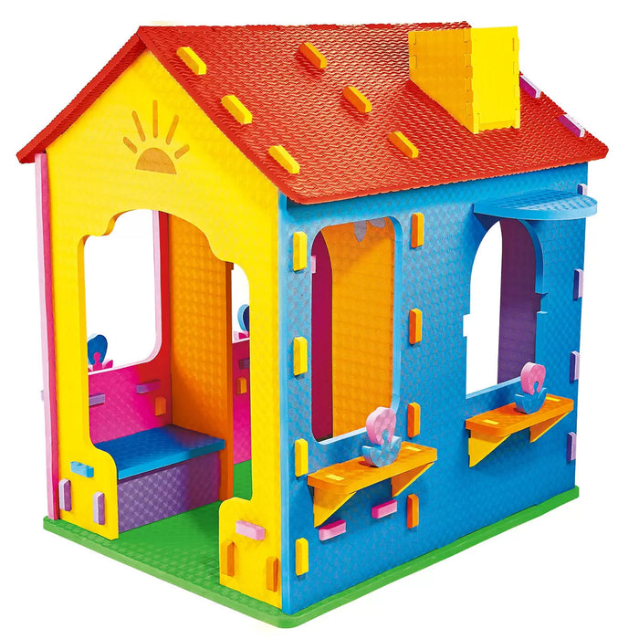 Funhouse EVA Foam Playhouse – Two-Room Kids Play Set