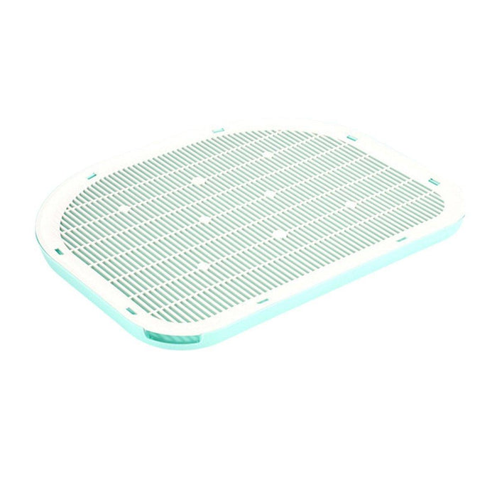 Anti Spill Cat Litter Mat Double Layer Pet Toilet Mat for Litter Box - Grey