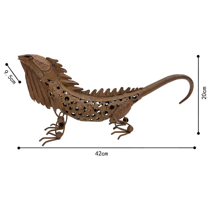 Australian Bearded Dragon Garden Statue 42cm