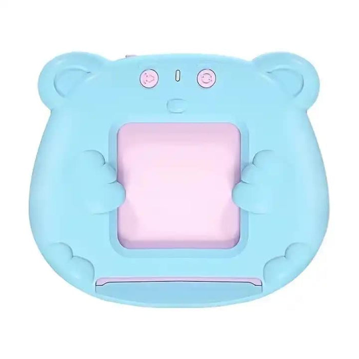 Interactive Learning Toy with 510 Flashcards for Kids - Blue Bear - Shaped Early Education Card Reader