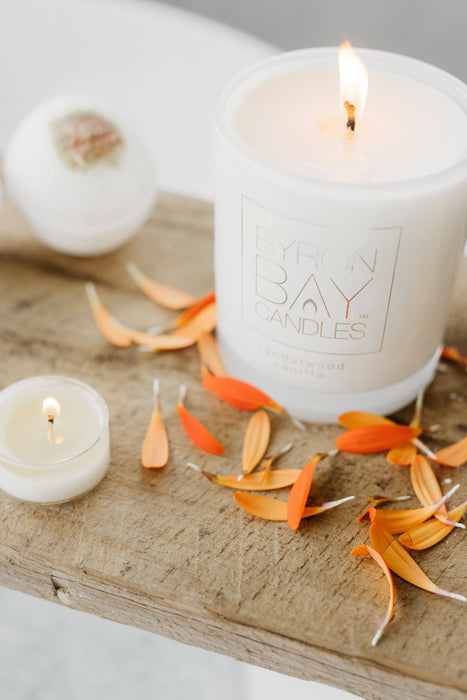 Byron Bay Coconut Lime – Large 50 Hour Pure Soy Candle - Lozza’s Gifts & Homewares 