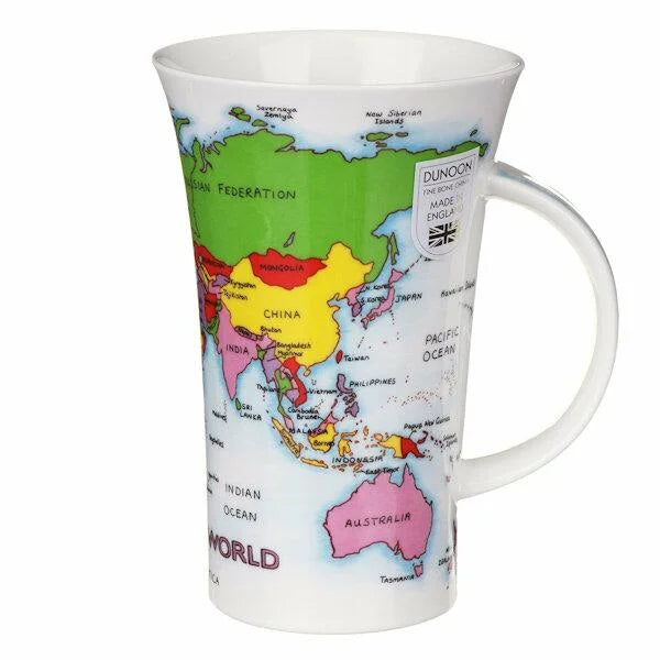 Dunoon - Glencoe Mug - Map of the World