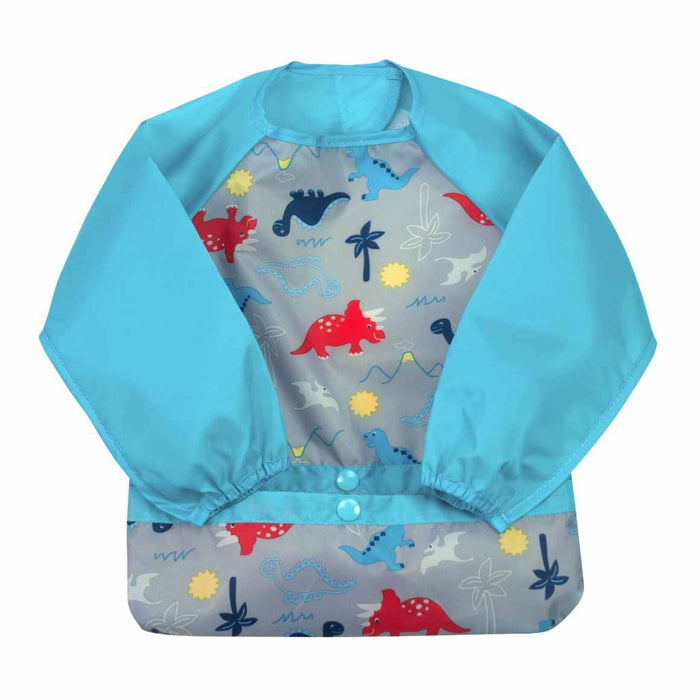 Snap & Go Easy-wear Long Sleeve Bib - Lozza’s Gifts & Homewares 