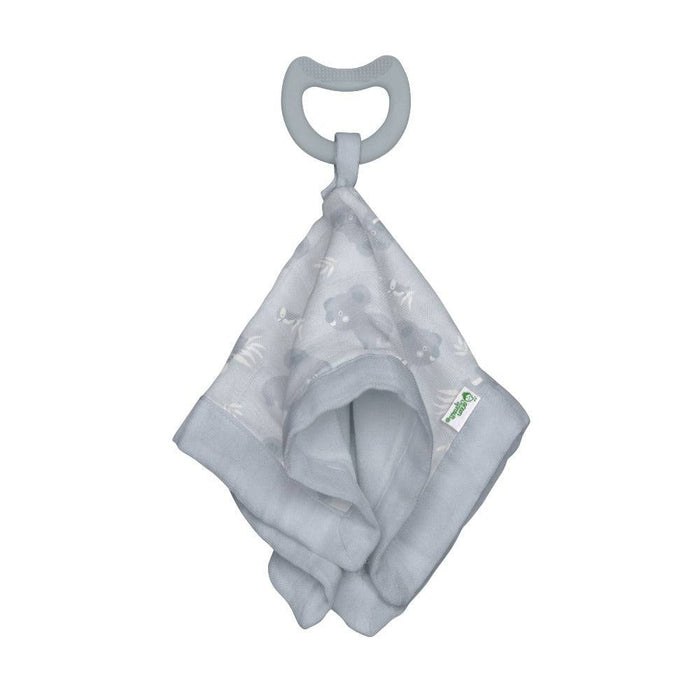 Snuggle Blankie Teether made from Organic Cotton - 3mo+ - Lozza’s Gifts & Homewares 