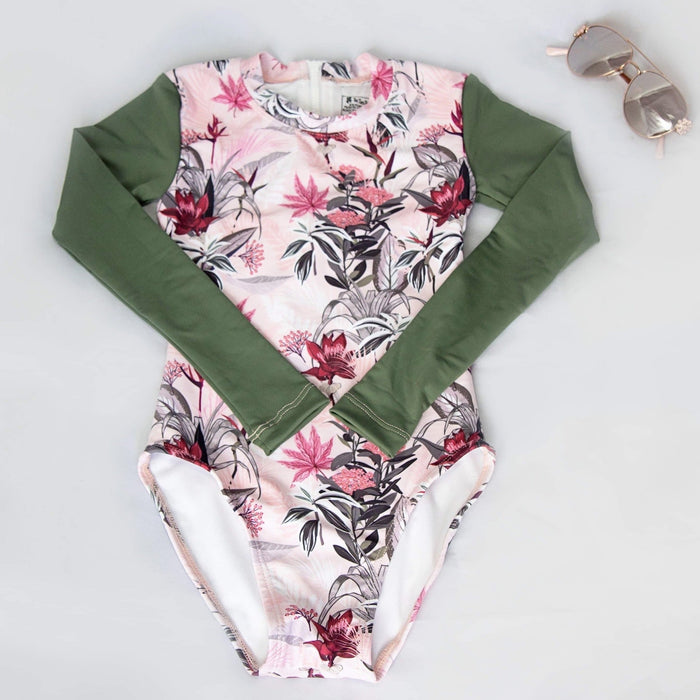 Girls Long Sleeve Swimsuit | Floriade