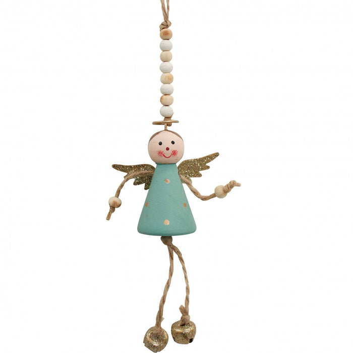 Hanging Angel Halo Aqua - Lozza’s Gifts & Homewares 