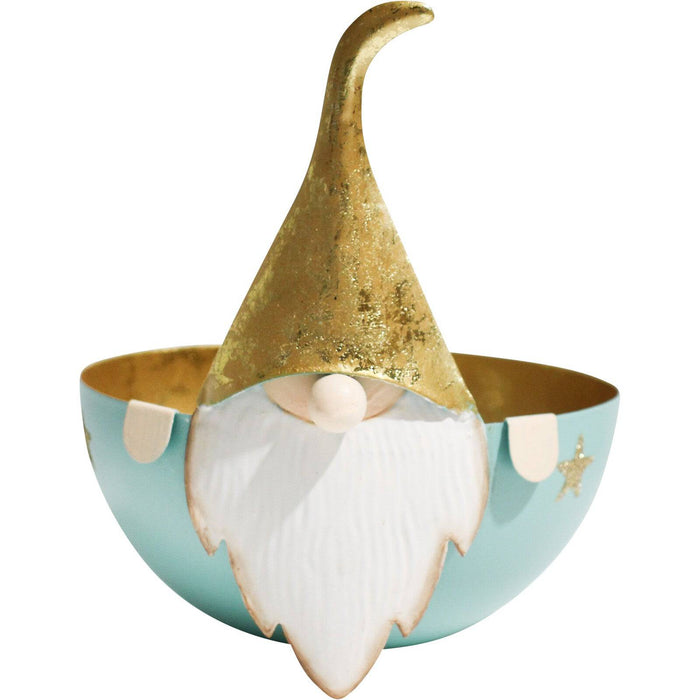 Santa Bowl Aqua -  Large - Lozza’s Gifts & Homewares 