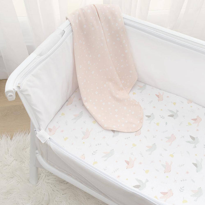 Jersey Co-Sleeper/Cradle Fitted Sheets 2 Pack - Ava - Lozza’s Gifts & Homewares 