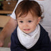 2pk Organic Bandana Bib - Dandelion - Lozza’s Gifts & Homewares 