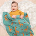 100% Cotton Whimsical Giraffe Baby Blanket - Lozza’s Gifts & Homewares 