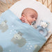 100% Cotton Whimsical Hippo Baby Blanket - Lozza’s Gifts & Homewares 